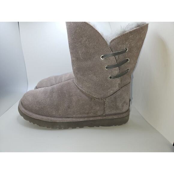 Women's UGG Constantine (1018629) Gray Suede Boots Size 8 EU 39 - Picture 1 of 16